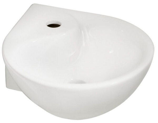 32.3522.jpg Porta hoekfontein 35 x 35 x 14,5 cm glans wit