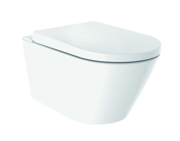 Vesta douche wc rimless glans wit