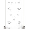 Vesta douche wc rimless glans wit