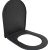 Shade slim toiletzitting softclose en quick release mat zwart