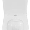 Nibiru rimless wandcloset met toiletzitting softclose en quick release glans wit
