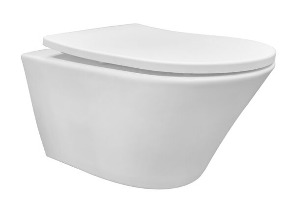 32.6012.jpg Vesta wandcloset rimless met Shade slim toiletzitting softclose en quick release mat wit