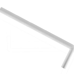 33.3547.jpg Vloerbuis PVC 75 x 22 x 3.2 cm wit