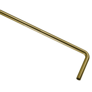 33.3553.jpg UniMatch vloerbuis 75 x 22 x 3,2 cm geborsteld messing PVD
