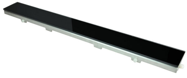 33.4132.jpg Glasrooster voor douchegoot 60 x 7 cm glanzend zwart