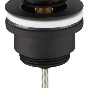 Flowe draaiwaste afvoerplug 5/4" mat zwart