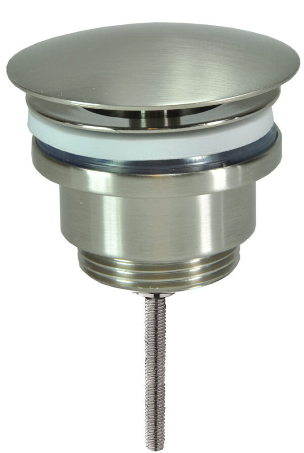 33.4399.jpg UniMatch open afvoerplug 5/4'' geborsteld staal