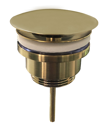 33.4459.jpg UniMatch open afvoerplug 5/4'' geborsteld messing PVD