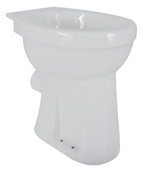 36.3581.jpg Toiletpot verhoogd staand PK 46 x 46 cm glans wit