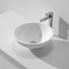 Valerie waskom rond 43 x 13 cm solid surface mat wit