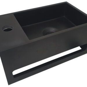36.4072.jpg Julia fontein links 35 x 20 x 16 cm solid surface mat zwart