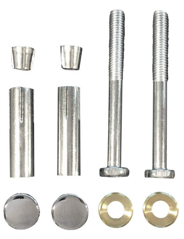 38.6520.jpg Schroevenset voor ophangbeugel 2 stuks chroom