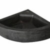 Raw hoekfontein 30x30x10 cm hardsteen gezoet