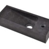 Raw fontein rechts 38x14x8 cm hardsteen gezoet
