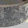 Raw waskom rond hamerslag 40x12 cm hardsteen gezoet