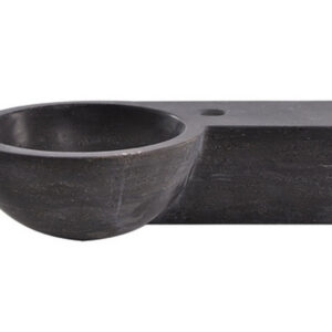 39.3523.jpg Raw fontein rechts rond 40x23x10 cm hardsteen gezoet