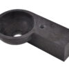 Raw fontein rechts rond 40x23x10 cm hardsteen gezoet