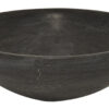 Raw waskom rond 40x14 cm hardsteen gezoet