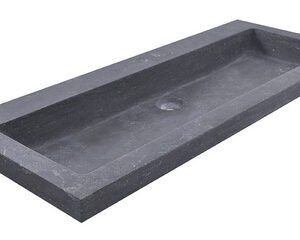 39.3765.jpg Raw wastafel enkel met 1 kraangat 100x46x5 cm hardsteen gezoet