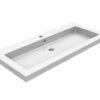 39.3805202.jpg Kera wastafel enkel met 1 kraangat 100x46x5 cm keramiek glans wit